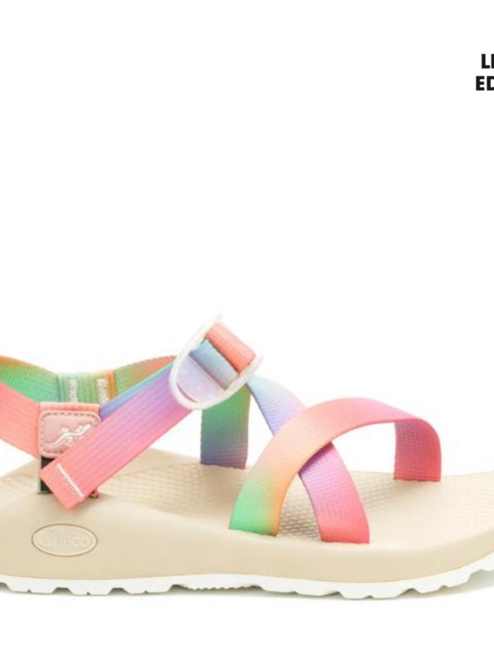 Chaco Sandal in Pastel Rainbow Straps